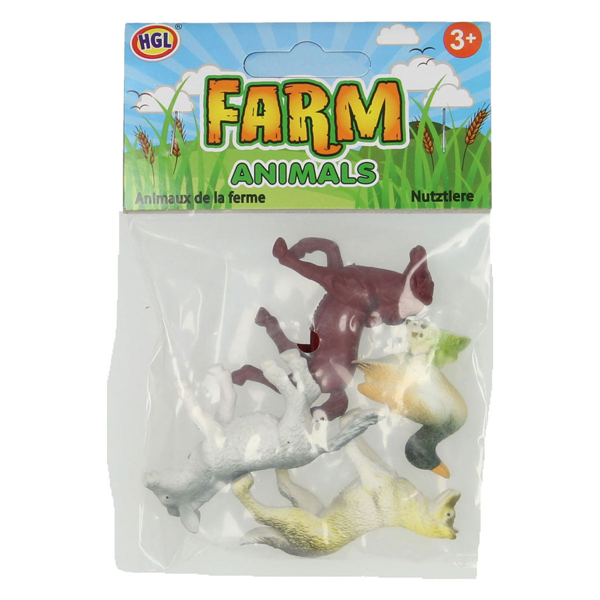 Animales de granja, 4 uds.