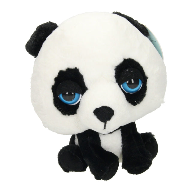 Peluche panda de peluche con cabeza grande, 21 cm