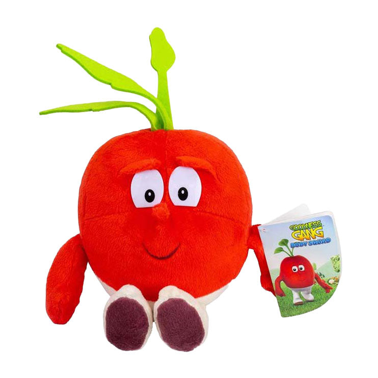 Peluche de rábano, 26 cm.