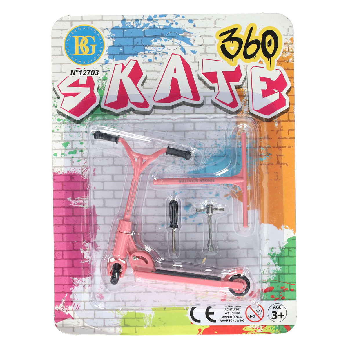 Patinete para acrobacias con los dedos