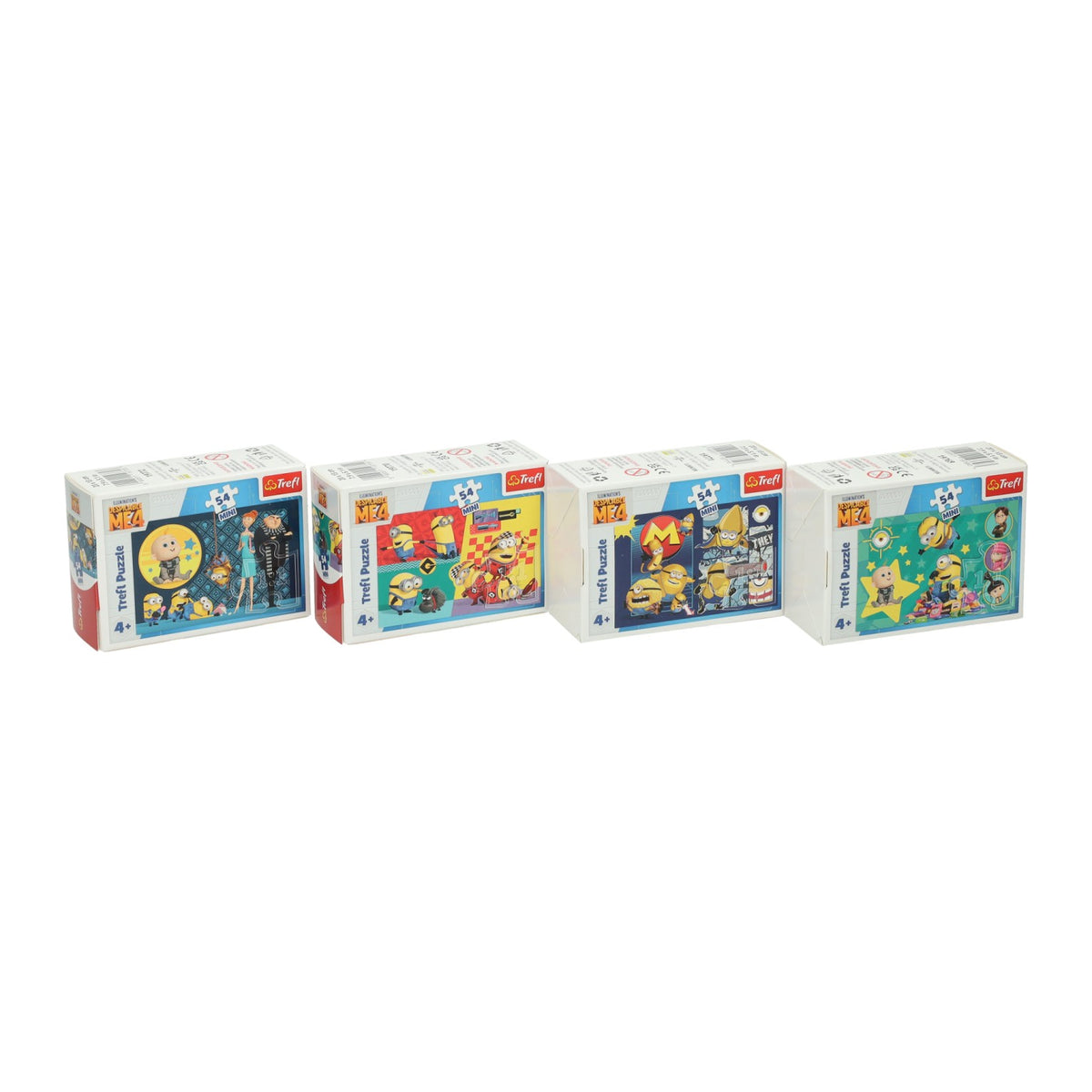 Mini rompecabezas minions, 54 piezas.