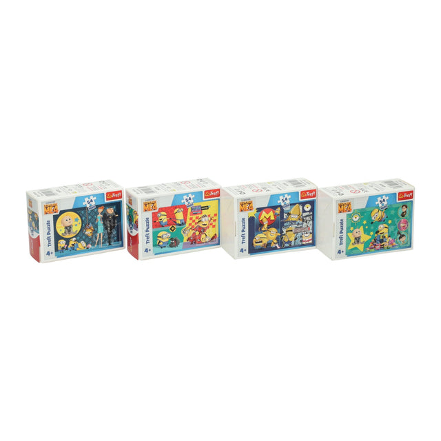 Mini rompecabezas minions, 54 piezas.