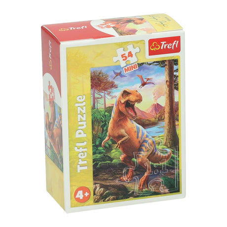 Mini puzzle dinosaurio asombroso, 54 uds.