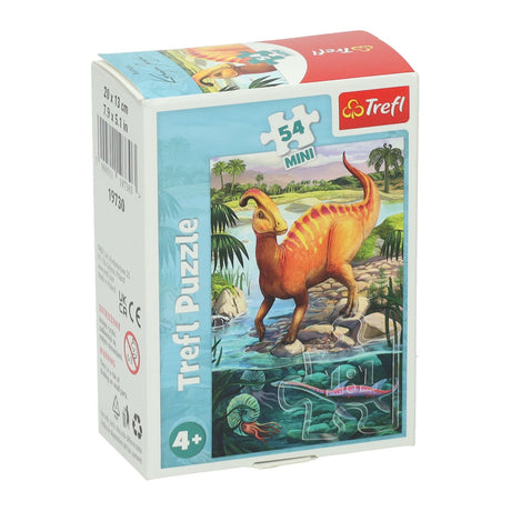 Mini puzzle dinosaurio asombroso, 54 uds.