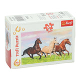 Mini rompecabezas de caballos, 54 piezas.