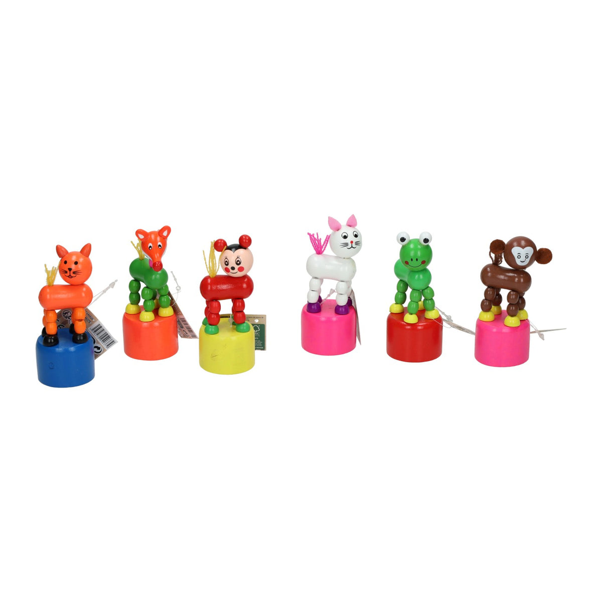 Figura animal estampada en madera