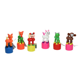 Figura animal estampada en madera