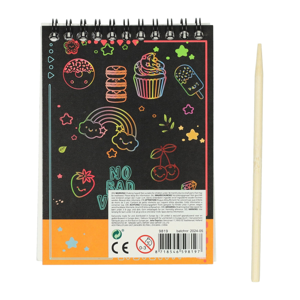 Cuaderno para rascar - 10 hojas