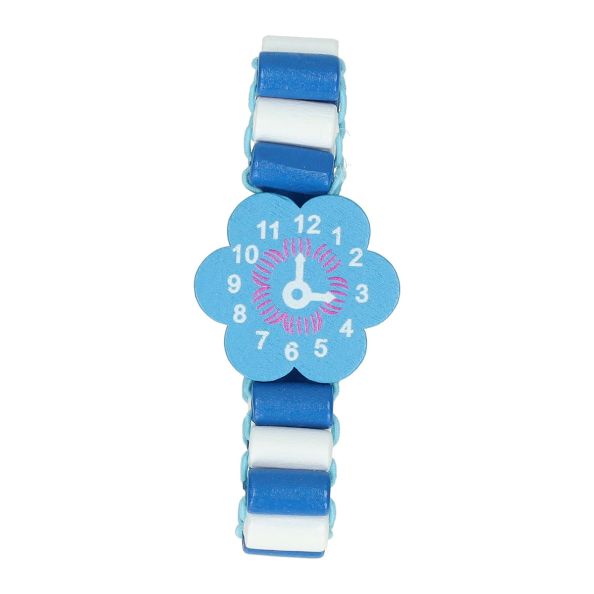 Flor de reloj de madera