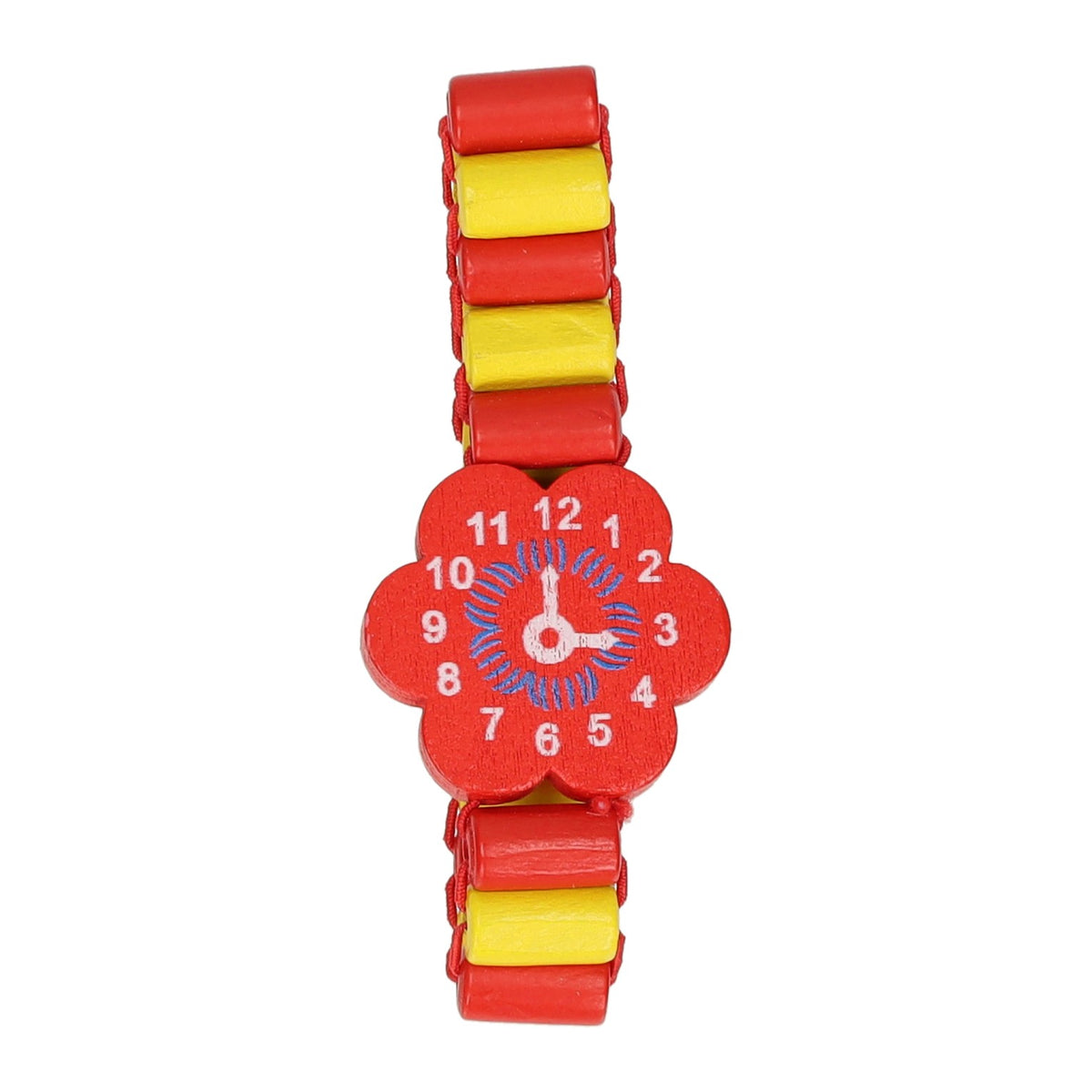Flor de reloj de madera