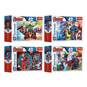 Mini rompecabezas vengadores - 54 piezas.