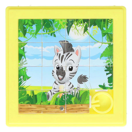 Puzzle deslizante animal - 8x8cm