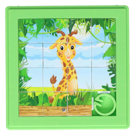 Puzzle deslizante animal - 8x8cm