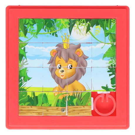 Puzzle deslizante animal - 8x8cm