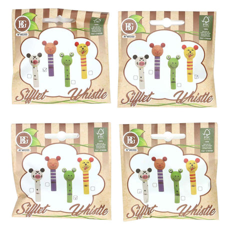 Silbato de madera para animales - 7 cm