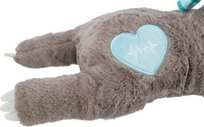 Trixie peluche perezoso gris con latido para cachorro