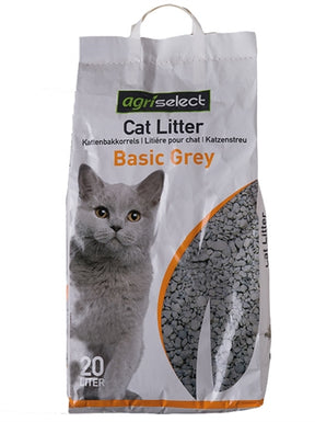 Arena para gatos gris básica Agriselect