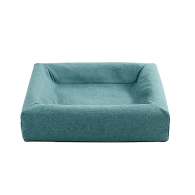 Bia bed skanor funda cesta para perros azul