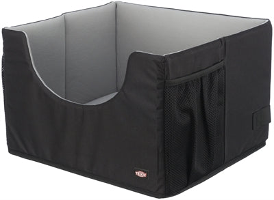 Trixie asiento de auto perro gris negro