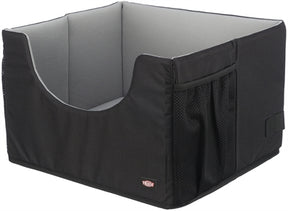 Trixie asiento de auto perro gris negro