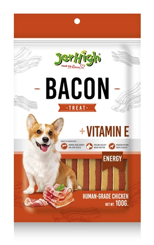 Jerhigh Jerhigh Bacon Treat con pollo y vitamina E