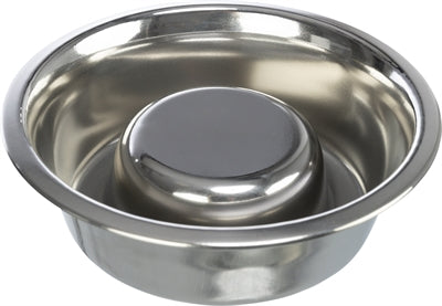 Trixie comedero para perros alimentación lenta acero inoxidable