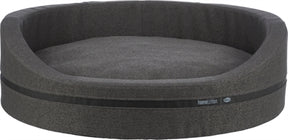 Trixie Dog Basket CityStle Oval Home Edition Gray Dark Gray