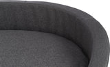 Trixie Dog Basket CityStle Oval Home Edition Gray Dark Gray