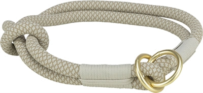 Trixie collar para perros suave medio deslizante gris gris claro