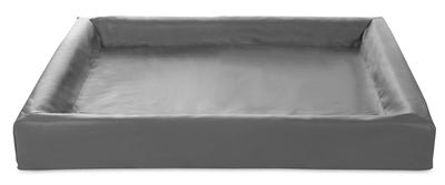 Funda para cesta para perros Bia Bed de piel sintética gris