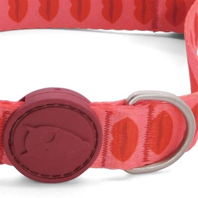 Collar Morso lápiz labial reciclado rosa
