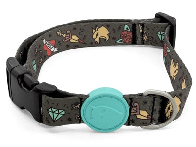 Collar para perros Morso tanque de tinta reciclada verde