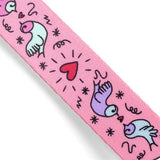 Collar para perros Morso reciclado dulce tweet rosa