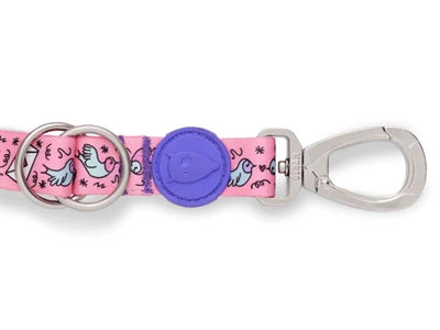 Correa para perros Morso ajustable reciclada sweet tweet rosa
