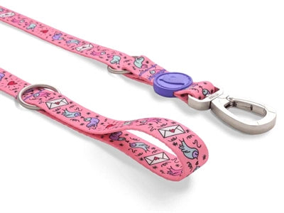 Correa para perros Morso ajustable reciclada sweet tweet rosa