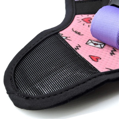 Arnés para perros Morso malla corporal reciclada dulce tweet rosa