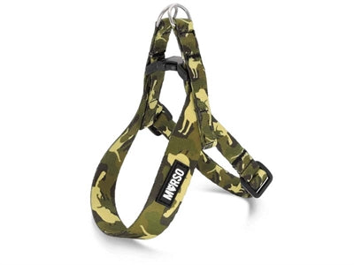 Arnés para perros mini Morso ajustable perro totalmente reciclado de metal marrón