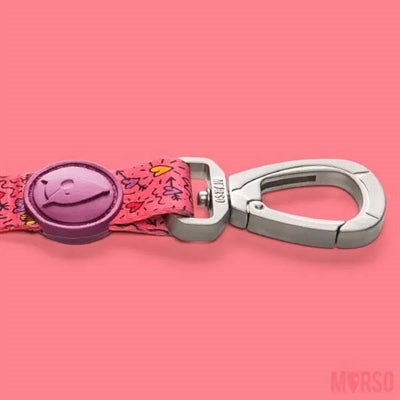 Correa para perros Morso reciclada rosa think pink