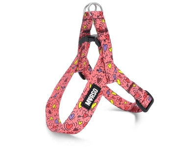Morso mini arnés para perros ajustable reciclado rosa think pink