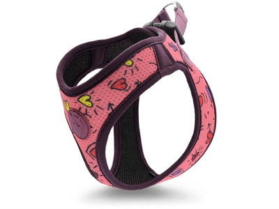 Arnés para perros Morso cuerpo de malla reciclado rosa think pink