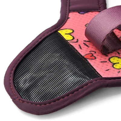 Arnés para perros Morso cuerpo de malla reciclado rosa think pink