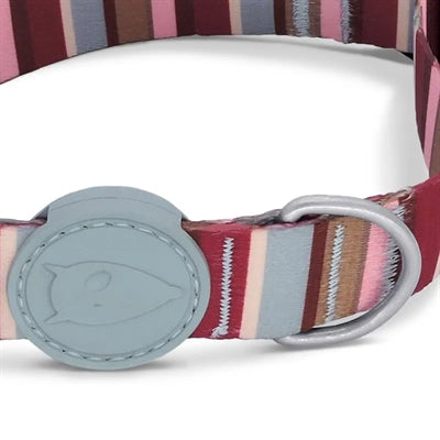 Collar para perros Morso horizonte reciclado rojo rosa