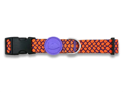 Collar para perros Morso reciclado urbano lagarto rojo