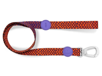 Correa para perros Morso reciclada urbana lagarto rojo