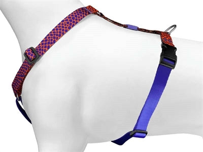 Arnés para perros Morso h-arnés reciclado urbano lagarto rojo