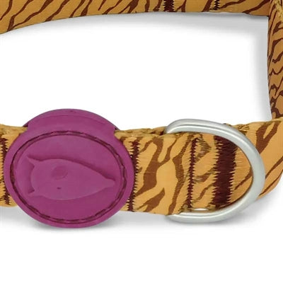 Collar para perros Morso tambor de selva reciclado naranja