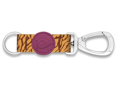Llavero Morso key cord tambor de selva reciclado naranja