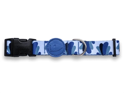 Collar para perros Morso reciclado azul salpicadura