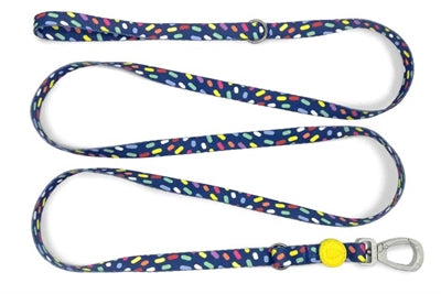 Correa para perros Morso ajustable reciclada color invaders violeta