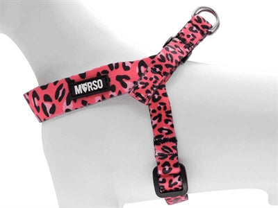 Morso mini arnés para perros ajustable burbuja reciclada leo rosa